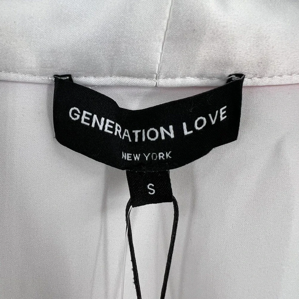 Generation Love Satin Rainbow Trim Lesley Robe Size Small‎ New